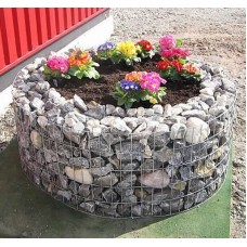 Габион ландшафтный клумба болтовой оцинкованный (Ц) 1х0,5х0,5х4х50х50 мм ТУ 25.93.13-004-52757089